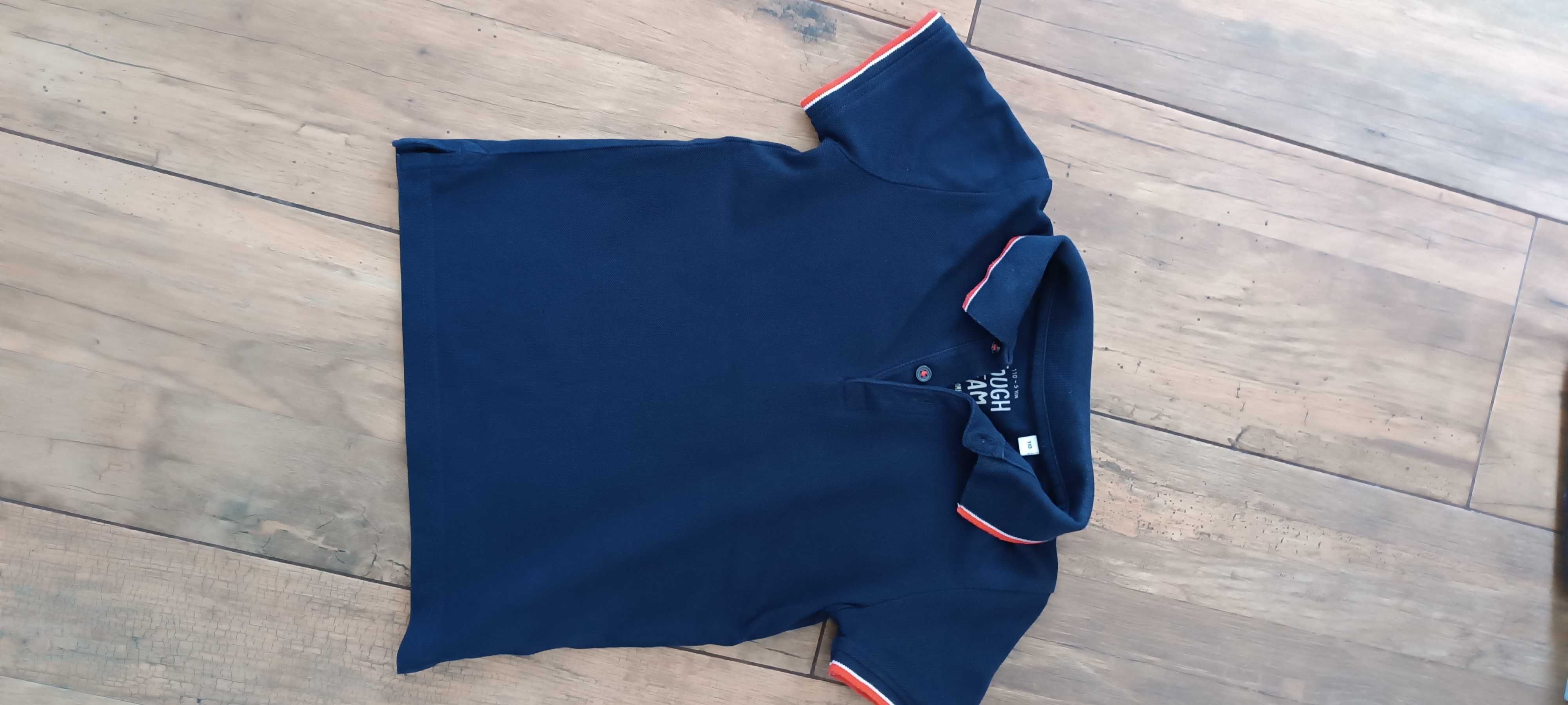 Koszulka polo t-shirt dla chłopca elegancki 110 c&a