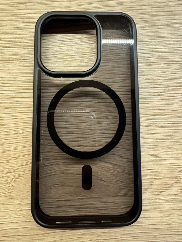 Etui Spigen Ultra Hybrid Mag Magsafe do iPhone 15 pro czarny matowy