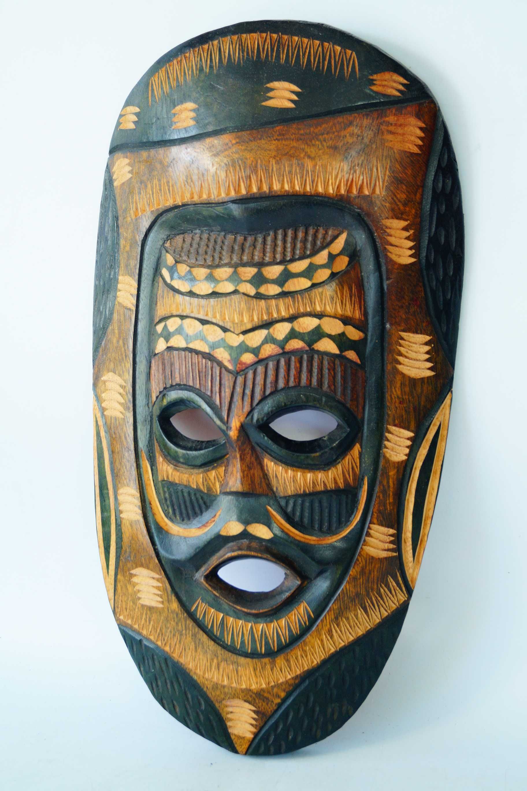 Rzeźba afrykańska maska figura drewno drewniana