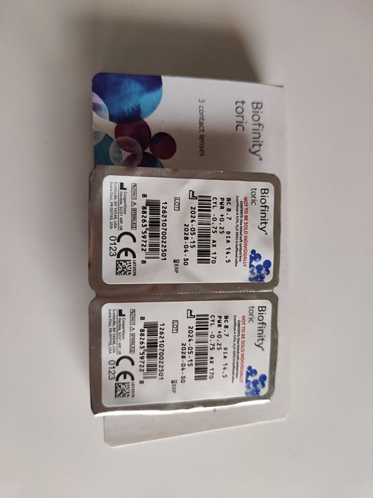 Biofinity Toric soczewki 2szt