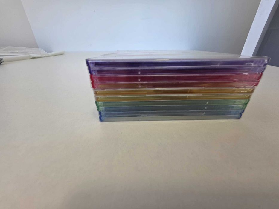 SKY Super 3000 — Caixas Slim para CD (Pack 10, Cores Sortidas)