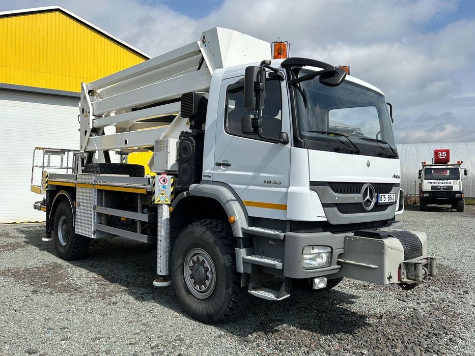 Mercedes-Benz AXOR 4x4  Mercedes Axor 4x4 platforma robocza, GSR320 PJX,