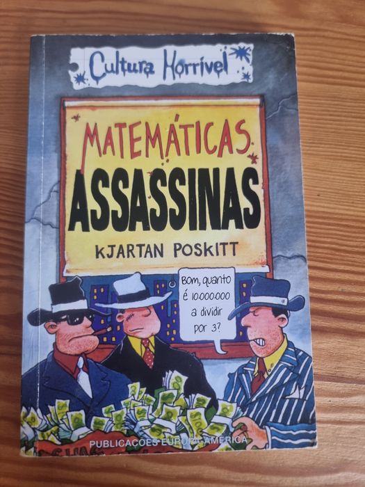 Livro Juvenil "Cultura Horrível:Matemáticas Assassinas" Kjartan Poskit