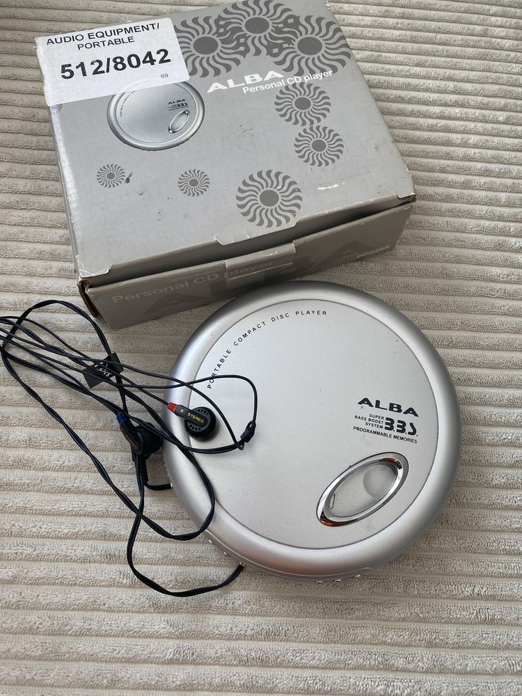 Alba CD Player z radiem i słuchawkami