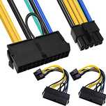 Conector Adapt. Aliment. ATX 24 pinos fêmea-10 pinos macho pra  Lenovo