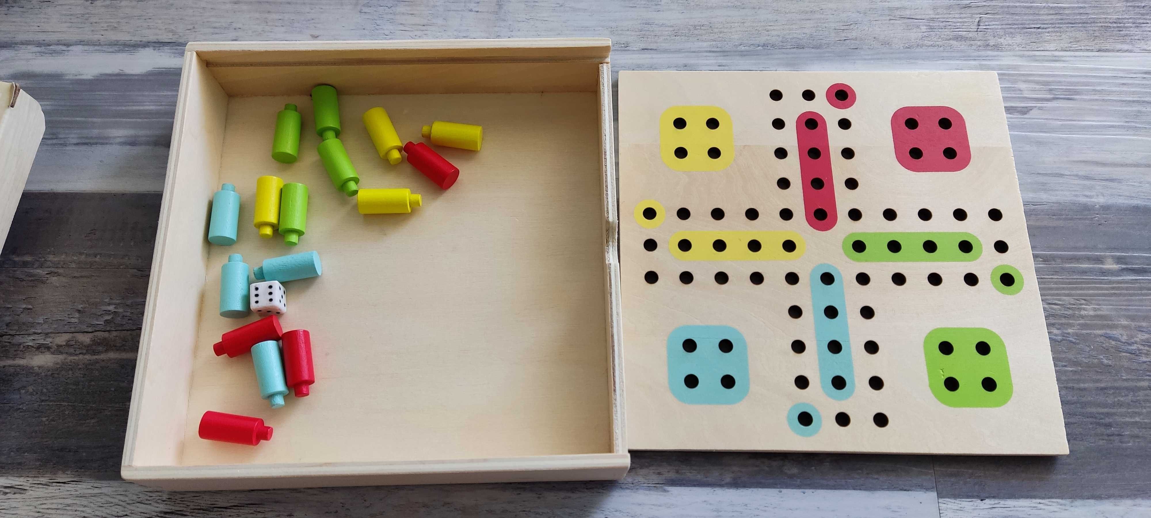 Playtive Drewniane gry ludo