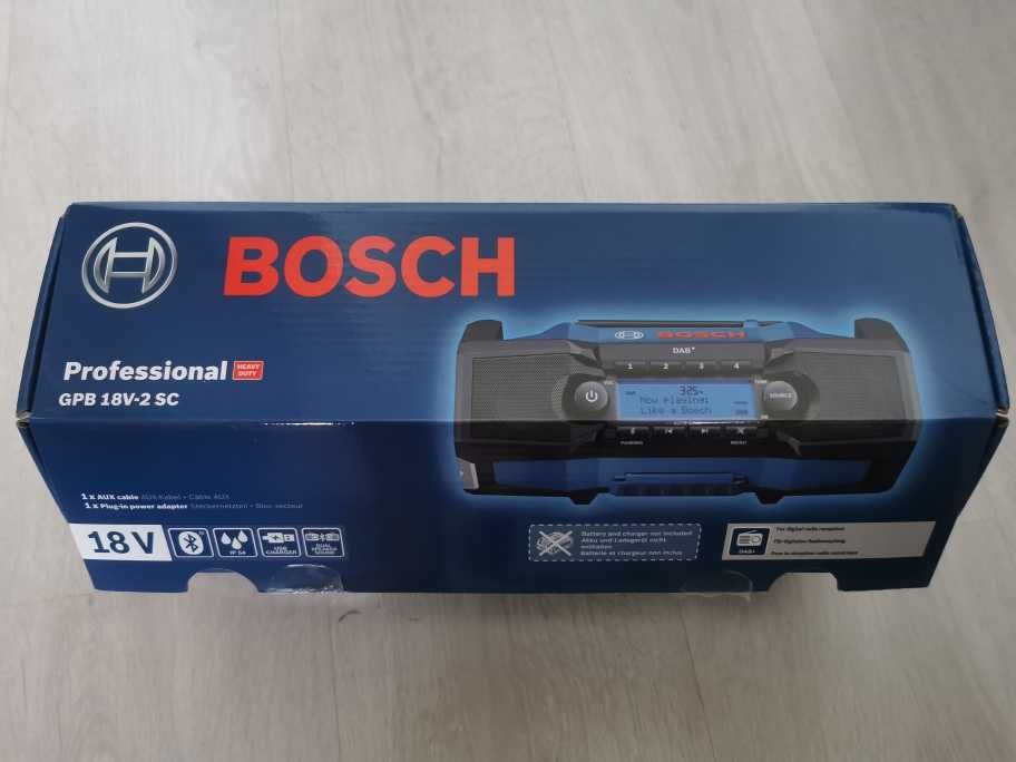 radio budowlane Bosch GPB 18V-2SC