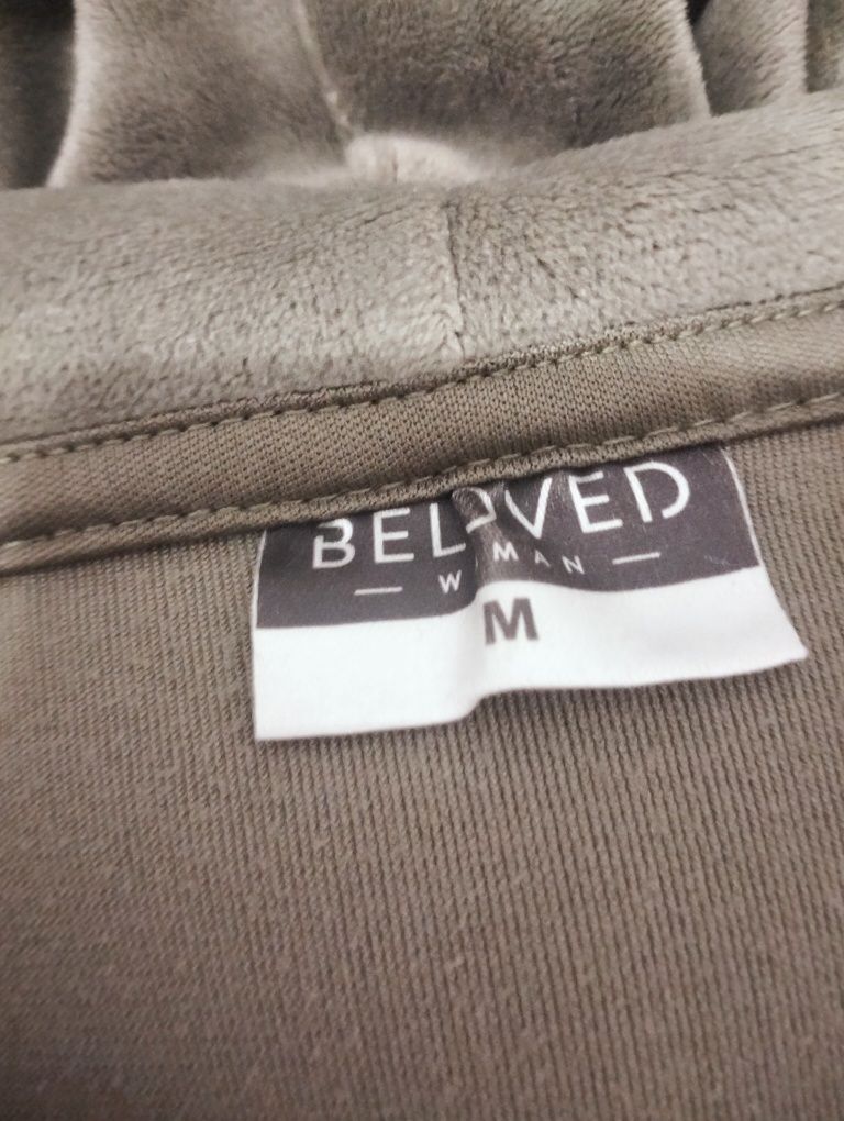 Bluza welurowa Pepco khaki zielona
