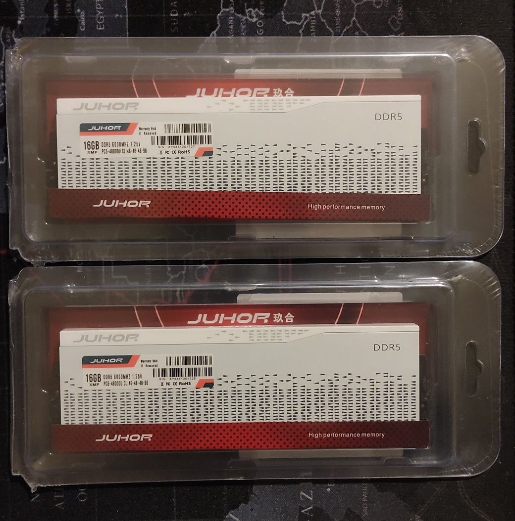 Оперативна пам'ять JUHOR DDR5-6000 32Gb (16+16 Gb)