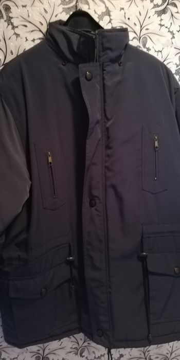 Kurka męska zimowa 3XL granatowa, angielska