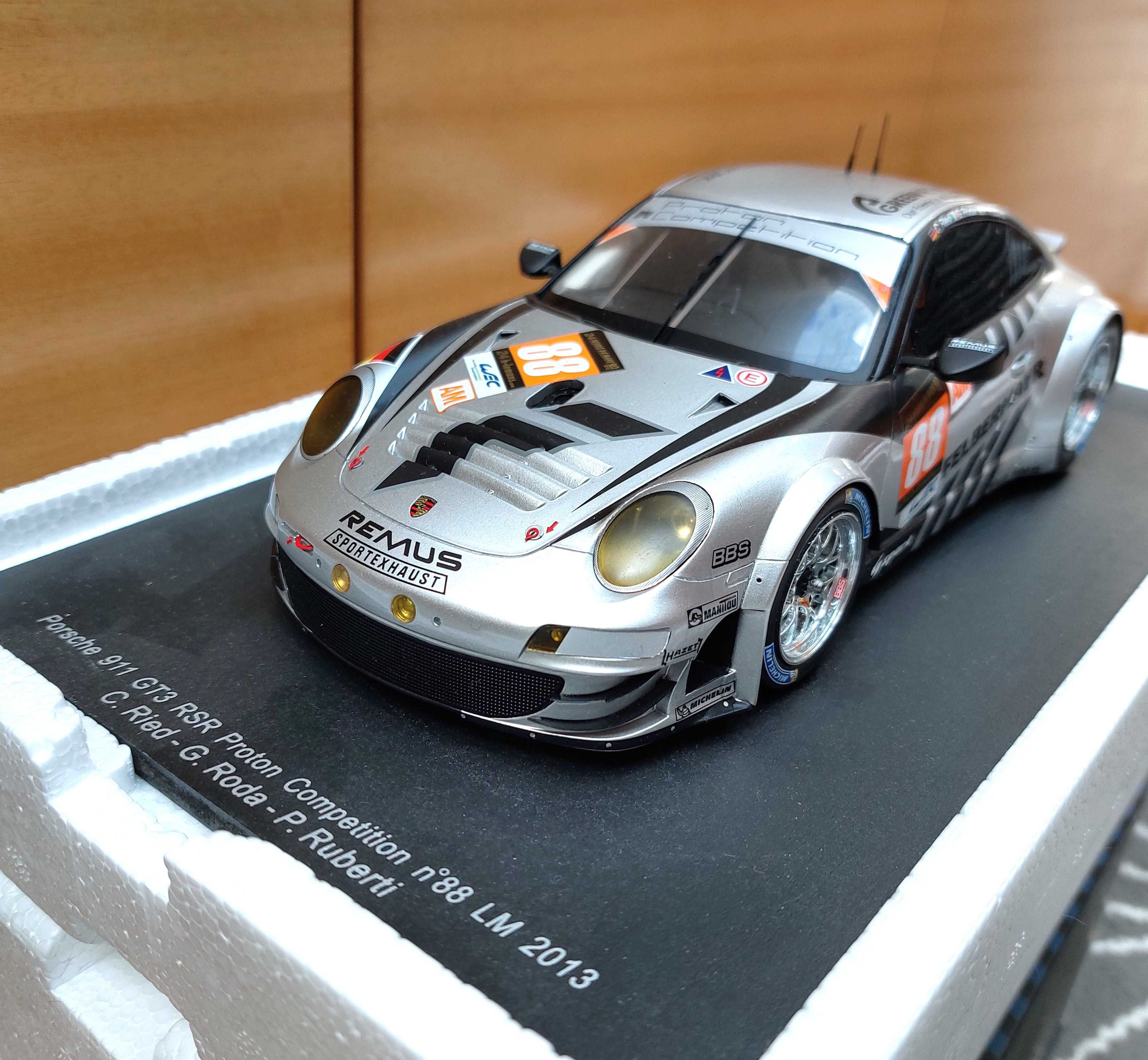 Porsche 911 997 GT3 RSR #88 PROTON 24h Le Mans 2013 SPARK 1:18
