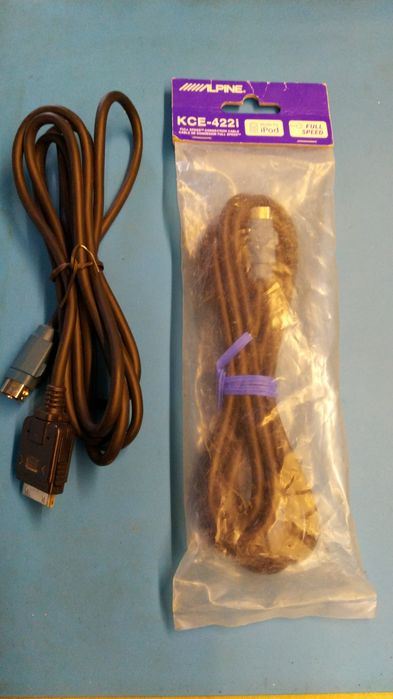 AUX Аукс Alpine KCE-236B. iPod кабель КСЕ-422і