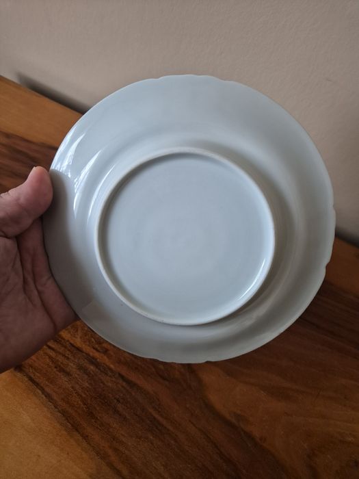 Maselniczka porcelanowa biała