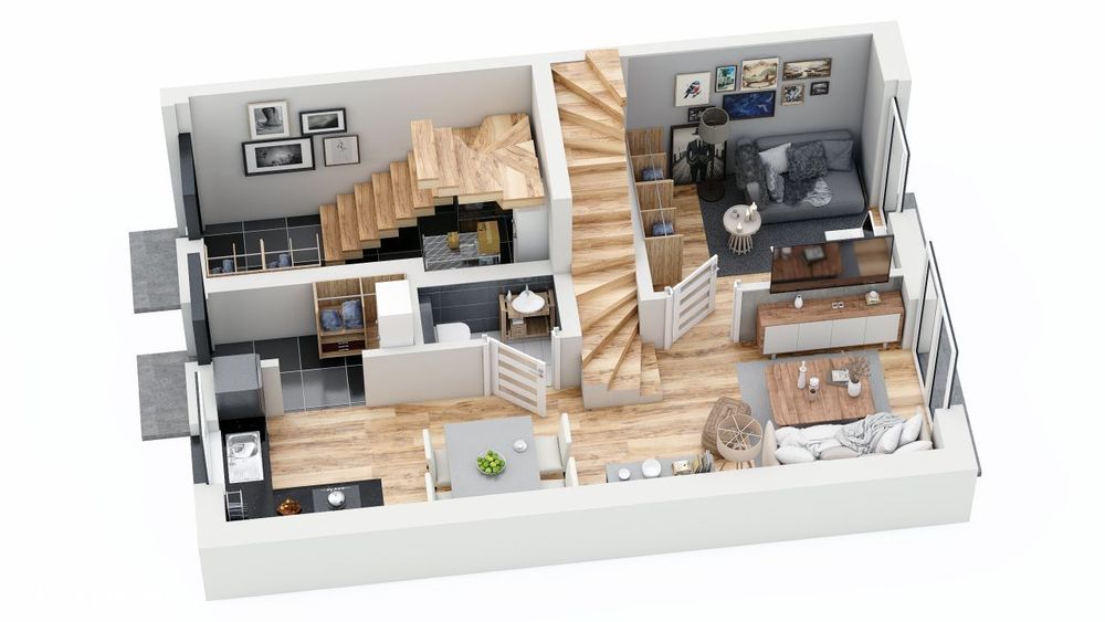 Mieszkanie bezczynszowe na zamkniętym osiedlu, ogródek