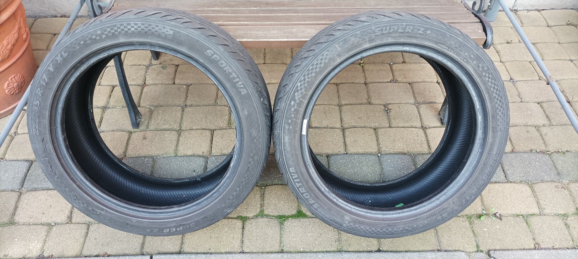 4 x opony letnie 225/45/17 Bridgestone Turanza Sportiva Super Z+