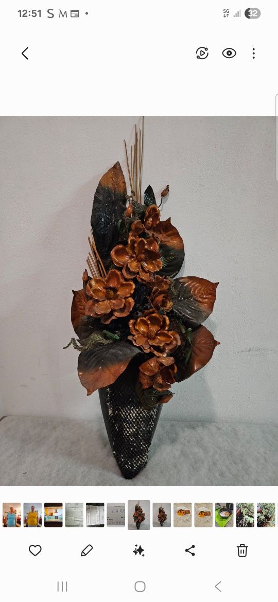 Vendo arranjo floral,flores artificiais