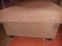 sofá cama, 3 lugares com chaise longue e arrumação