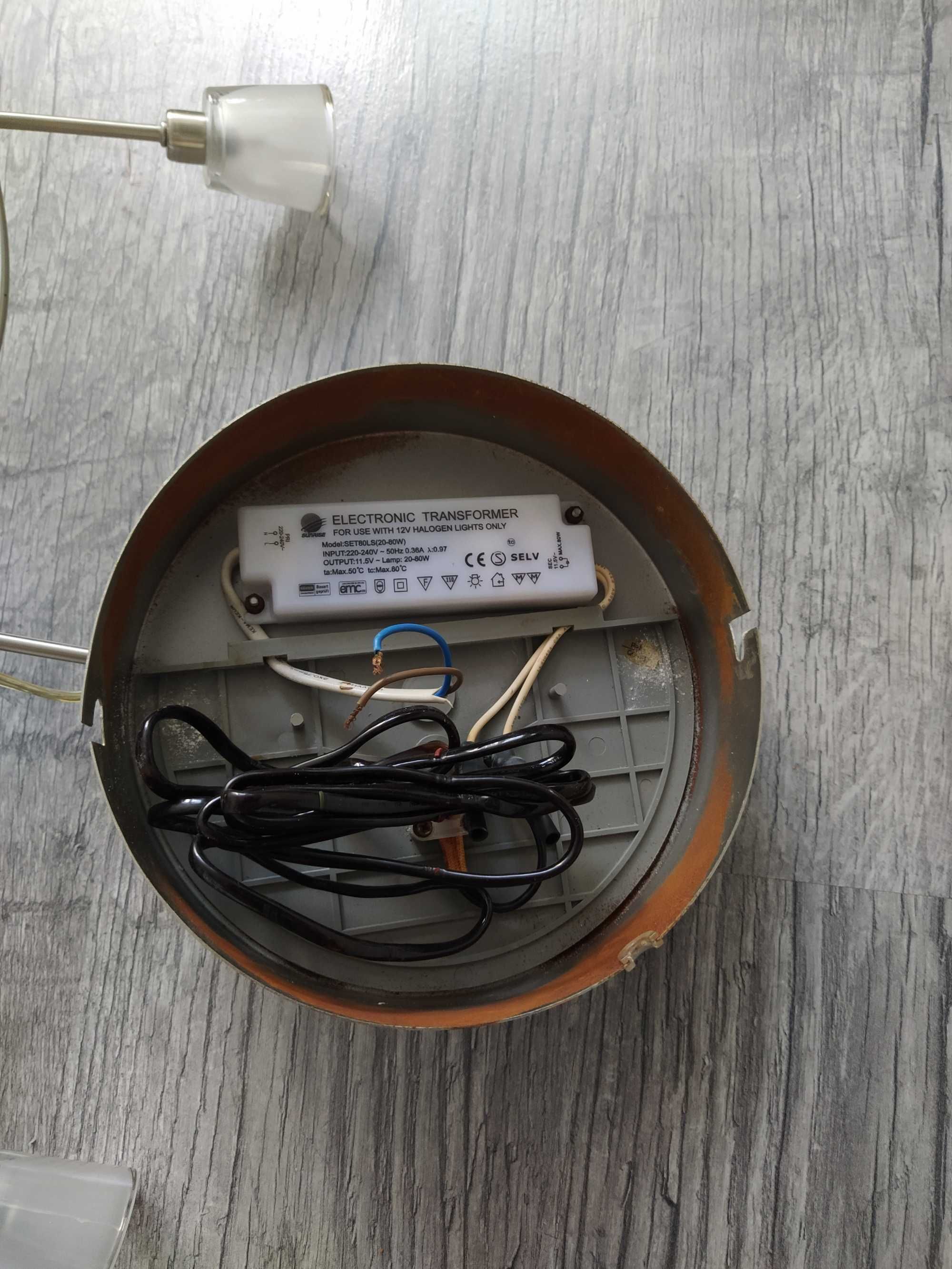IKEA KRYSSBO lampa wisząca żyrandol świetlówki halogenowe G4