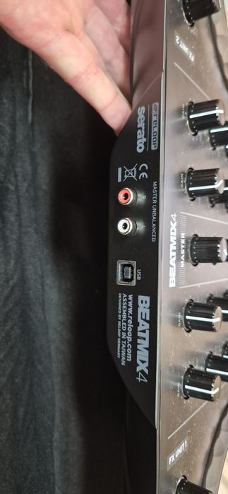 Kontroler DJ 4 kanały reelop beatmix mk 4 kanały mikser
