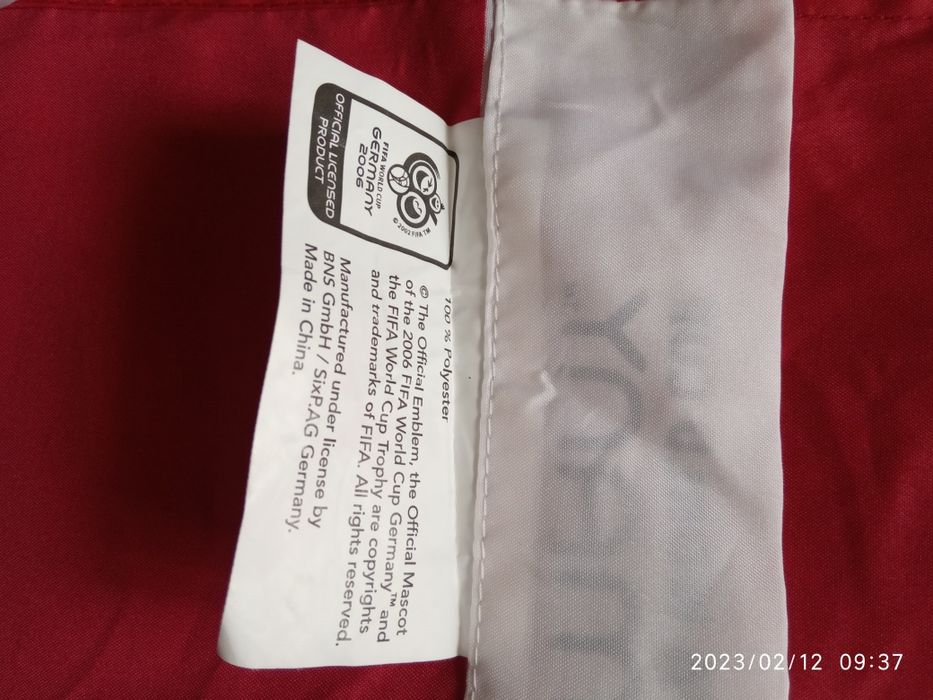 Flaga Szwajcaria biały krzyż na czerwonym tle germany 2006 FIFA world