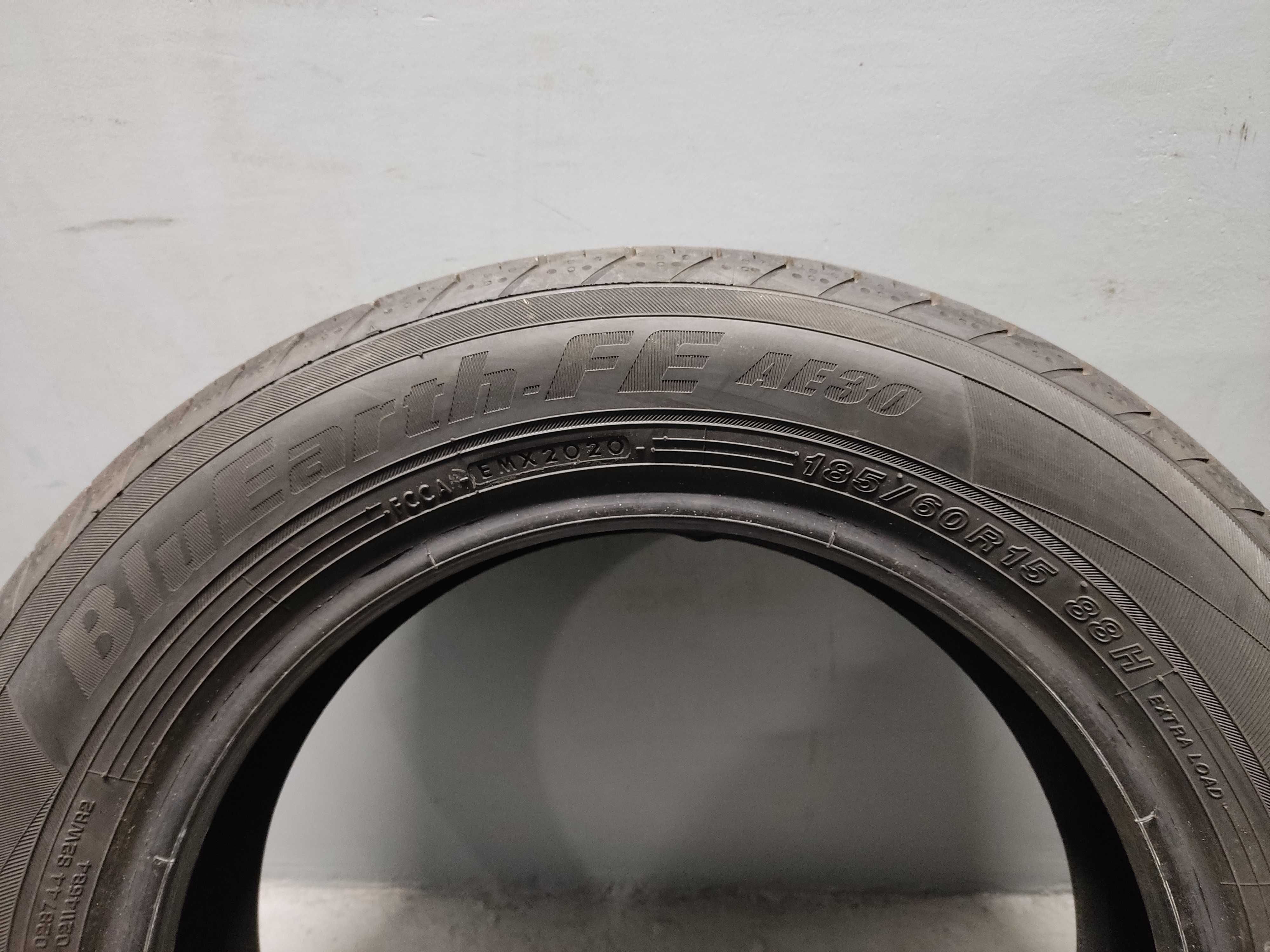 4x185/60R15 Yokohama BluEarth-FE AE30, 88H XL, 2020 rok, NOWE
