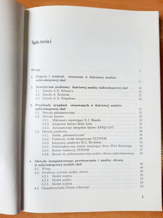 Ilościową analiza mikroskopowa skał Ratajczak Magiera Skowroński 1998