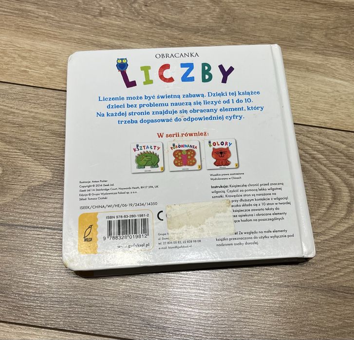 Książeczka obracanka “Liczby”