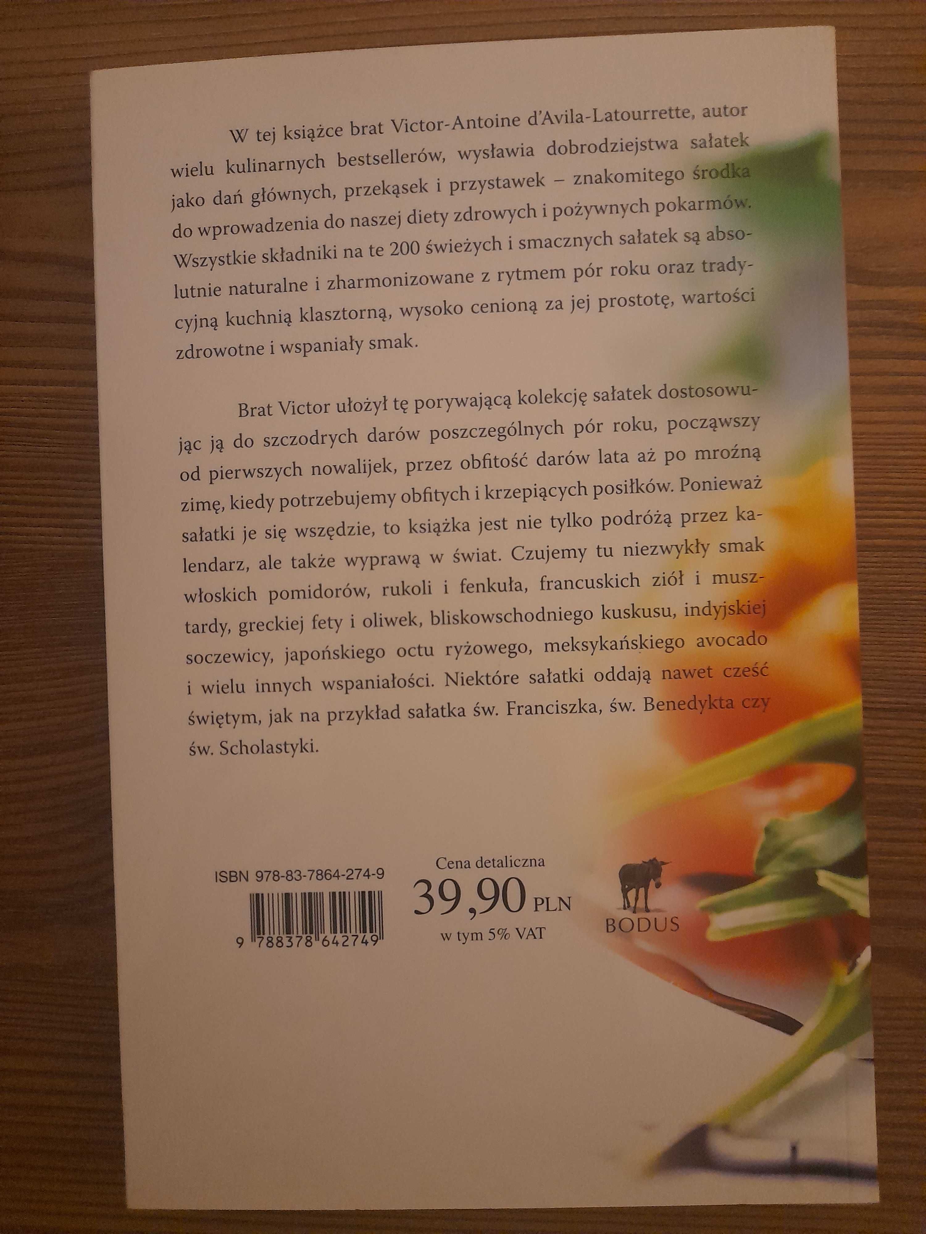 Książka kucharska 'Klasztorne sałatki'