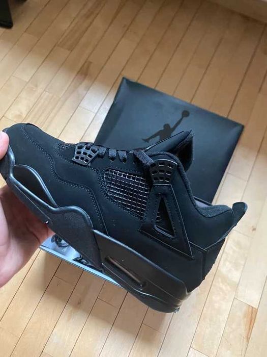Buty meskie Mokasyny Jordan4_Retro_Black_Cat R.41
