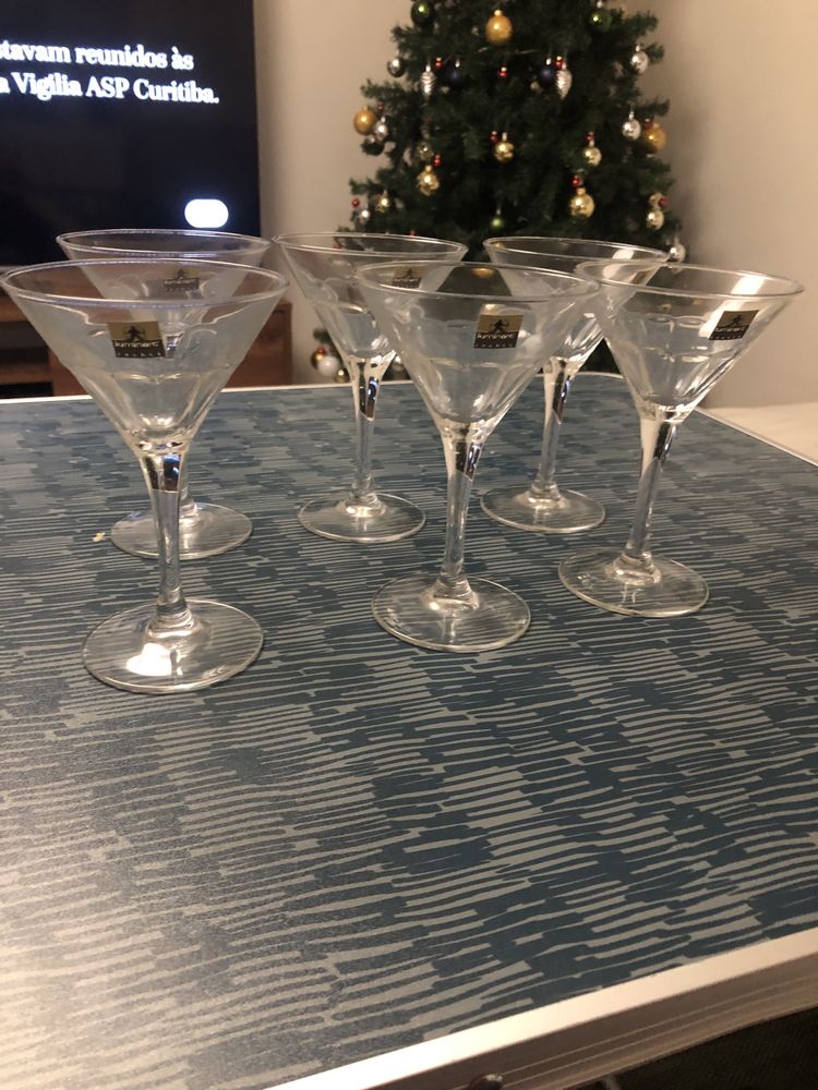 06 copos para drinks Luminarc  Françês novos.