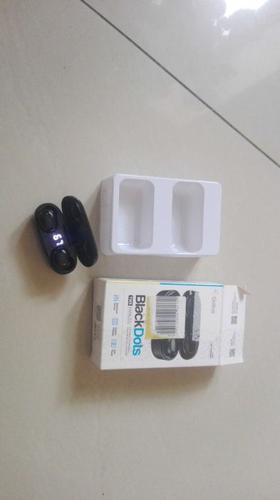 Наушники Bluetooth-гарнитура  Gelius Pro BlackDots GP-TWS010B Гарантия