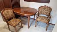 Stół i 8 krzeseł, styl klasyczny ludwikowski