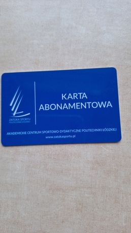 Karta abonamentowa basen Łódź Zatoka Sportu