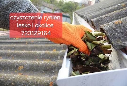 Czyszczenie rynien  ,ciecie drewna  malowania , szpachlowanie