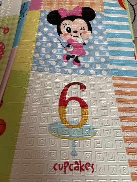 Двухсторонний детский коврик 200/180