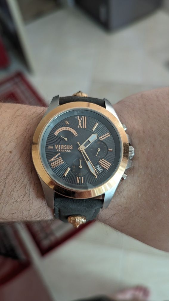 Часы Versus Versace унисекс, годинник Італія хронограф