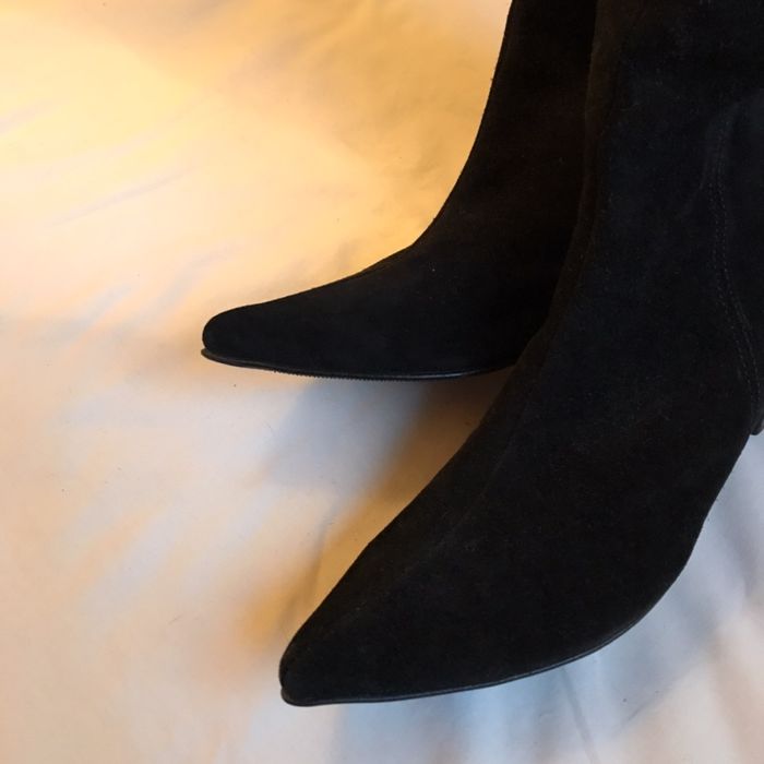 Замшевые сапоги, сапоги демисезонные