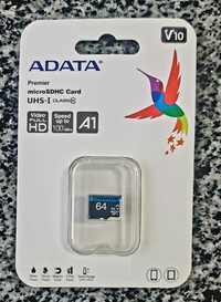 Флешка 64Gb mcroSDHC card мікро сд