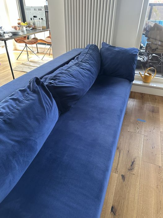 Sofa kanapa granatowa 3m