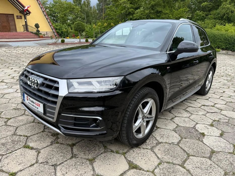 Audi Q5 2x S-Line, Head-Up, Pneumatyka, Matrix, serwisowany, bezwypadkowy