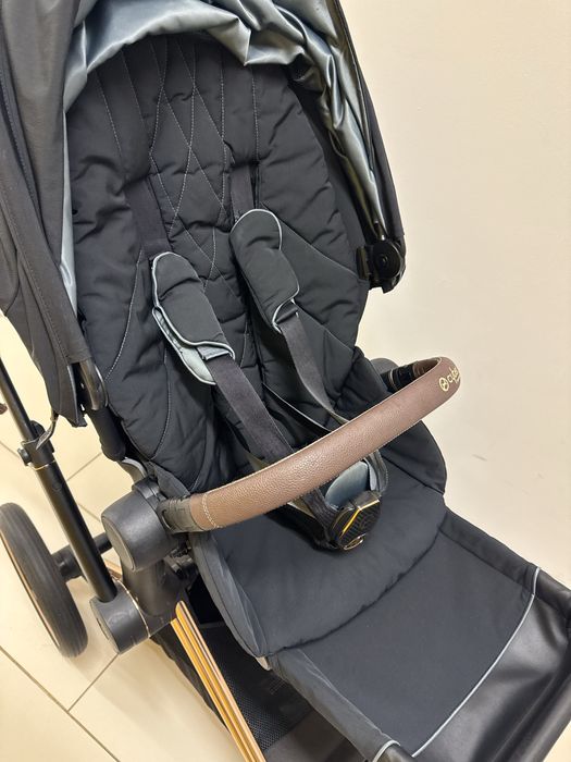 Cybex Priam 2.0 Rosegold/black  gondola+ spacerówka + akcesoria