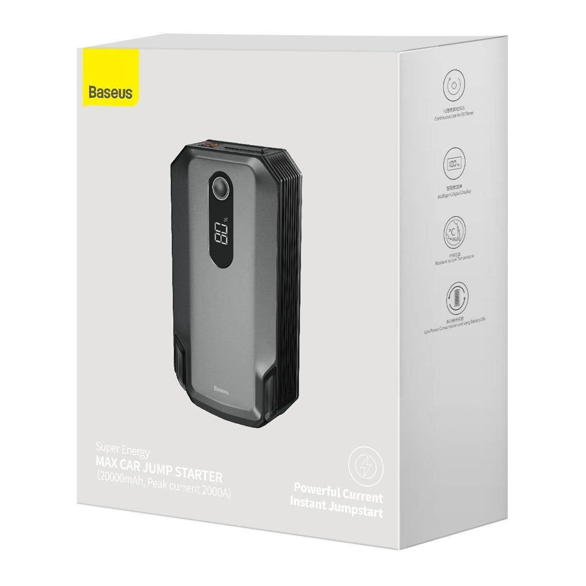 Baseus Car Jump Starter 20000Mah Powerbank Rozruchowy 2000A