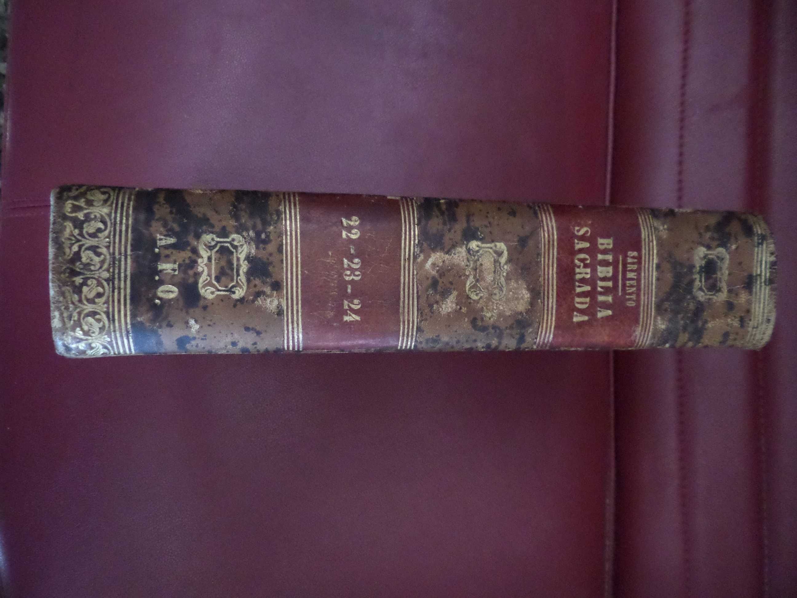 Biblia , Velho Testamento  ,ano 1867