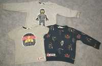 H&M 2 x bluza i t-shirt lego ninjago rozmiar 104