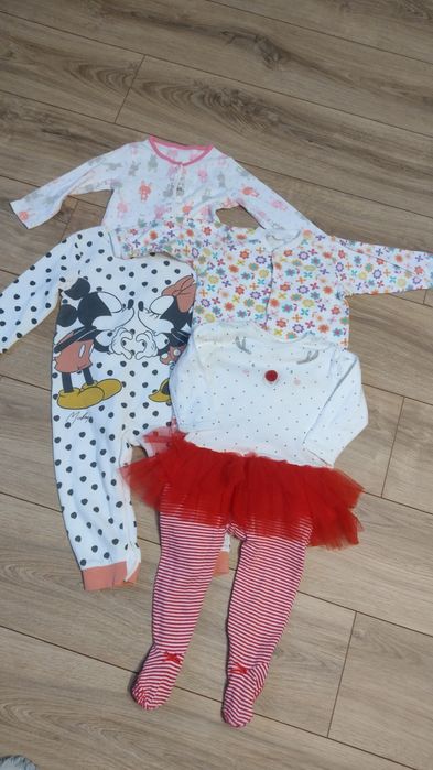 Śpiochy dla dziewczynki roz 80