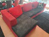 Sofa vermelho em bom estado