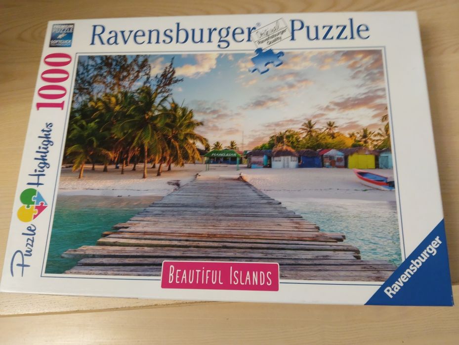 Puzzle 1000 ravensburger. Karaibska wyspa