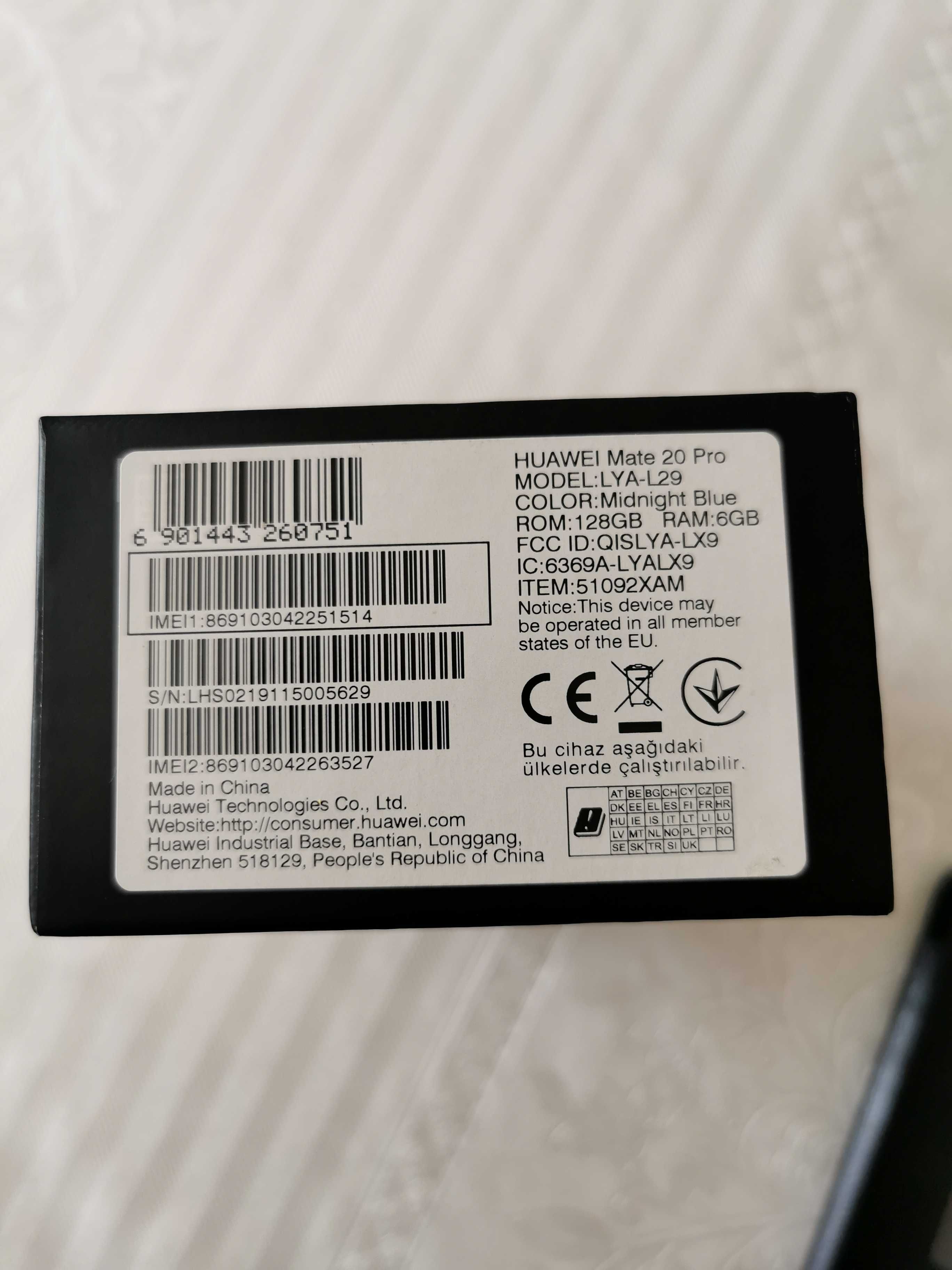Huawei Mate 20 Pro-stan idealny -6GB/128GB