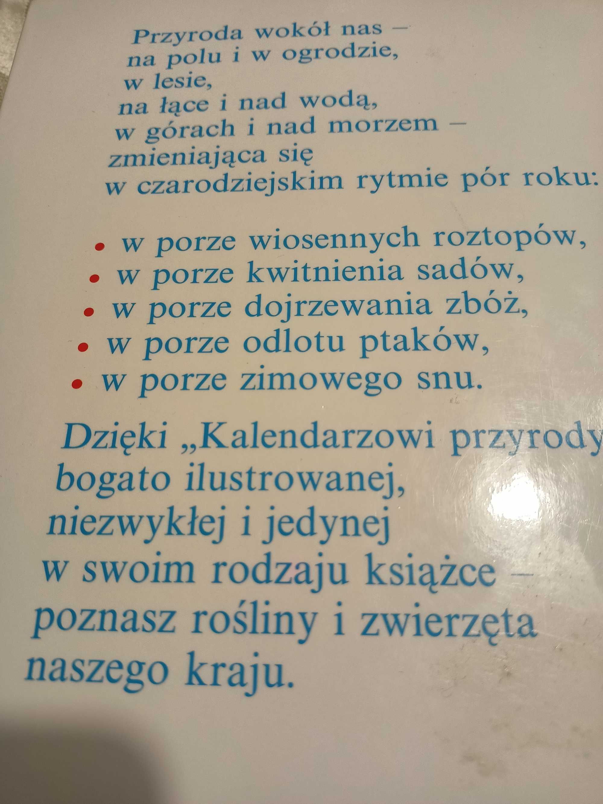 Kalendarz przyrody. H.Sander, Z. Wójcik. Wiedza Powszechna