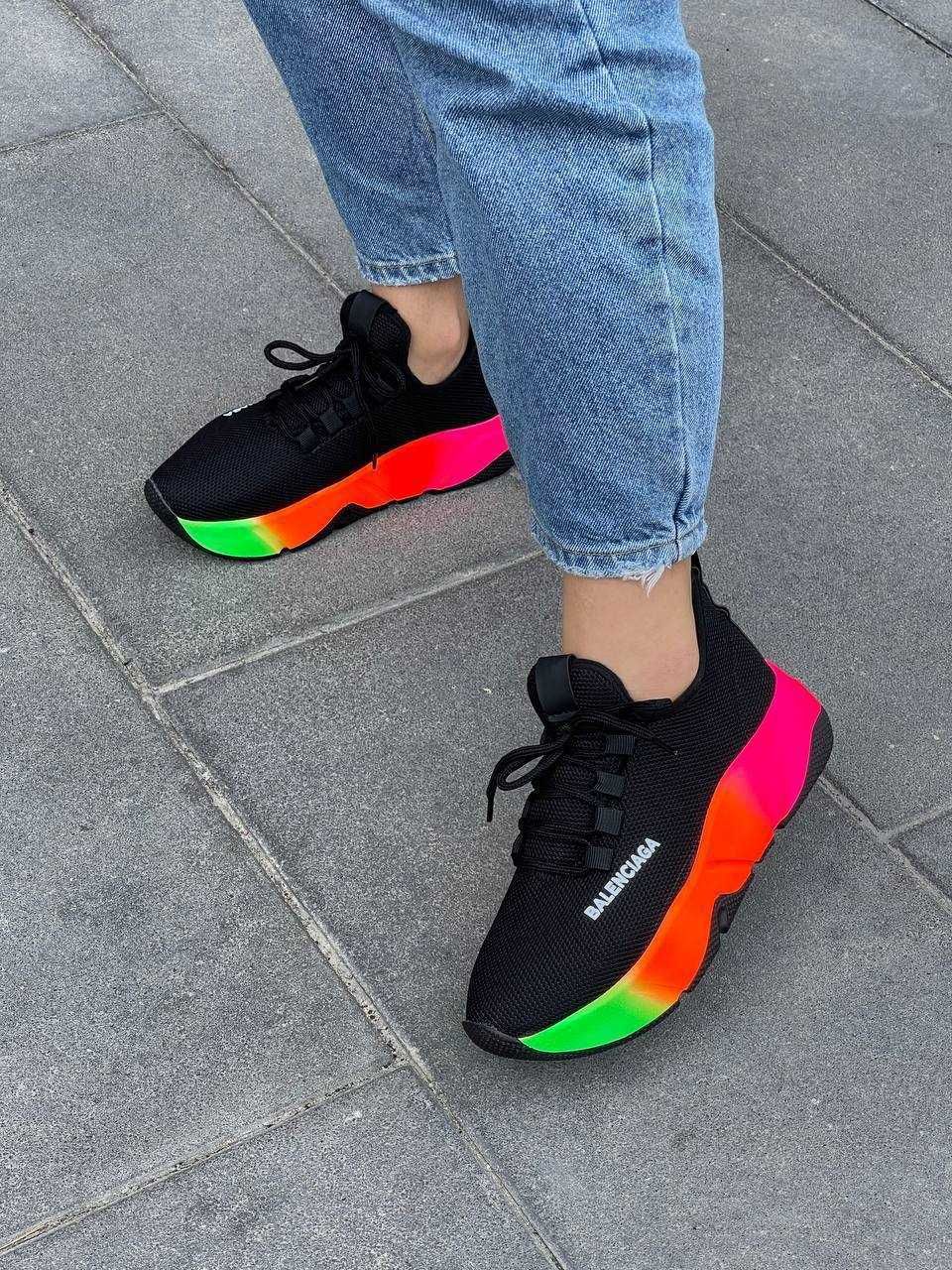 Жіночі кросівки Balenciaga Speed Trainer Low ‘Multicolor’ (36,37 р.)